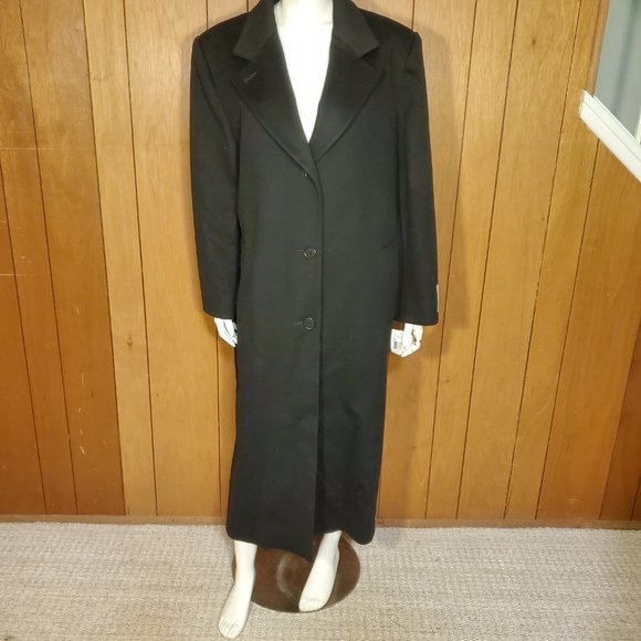 NWT Jones New York Vintage Wool Trench Coat Women's Size 16 - Picture 2 of 10